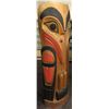 Image 2 : RAVEN TOTEM POLE, CARVED SIGNATURE ON THE BACK 78" H X 26.5" W