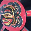 Image 2 : EMIL THIBERT, SALTEAUX NATION,  HAWKMAN SUN MASK 51" H X 51" W X 8" D