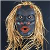 Image 1 : RYAN MORIN, CREE, DZUNAKWA MASK 15" H X 11" W X 11" D RYAN'S ARTWORK IS HEAVILY INSPIRED BY