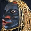 Image 2 : RYAN MORIN, CREE, DZUNAKWA MASK 15" H X 11" W X 11" D RYAN'S ARTWORK IS HEAVILY INSPIRED BY