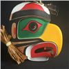 Image 2 : GENE BRABANT (1946-) CREE, KWAG-UILTH EAGLE MASK 6" H X 6" W X 5" D