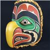 Image 2 : RYAN MORIN, CREE, EAGLE MASK 14" H X 11" W X 10" D RYAN'S ARTWORK IS HEAVILY INSPIRED BY NORTH WEST