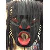 Image 1 : NORTHWEST COAST D'SONOQUA MASK, CARVED BY LENARD JACKSON, 16" H X 14" W