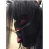 Image 2 : NORTHWEST COAST D'SONOQUA MASK, CARVED BY LENARD JACKSON, 16" H X 14" W