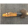Image 2 : 61" TALKING STICK, WITH FEATHERS AND BEADWORK, ARTIST UNKNOWN