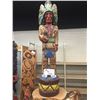 Image 1 : CIGAR STORE INDIAN CARVED BY R. GALLAGHER 48" H X 10.5" W