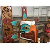 Image 2 : DARREN YELTON, COAST SALISH ARTICULATING TRANSFORMAITION MASK 35" W X 25" H