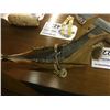 Image 2 : 11" CARIBOU JAW AND BALEEN SLED WITH MOOSE HIDE, PORCUPINE QUILLS AND SEAL HAIR