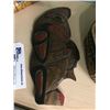 Image 1 : BEAR WITH SALMON PLAQUE SIGNED MEL J.