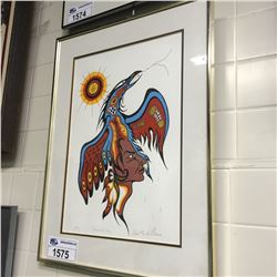 PAUL WILLIAMS "THUNDERBIRD MAN" FRAMED LIMITED EDITION 45/135