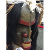 Image 2 : RICK CRANSTON, "WILDMAN" WITH SKULL CARVED FROM ALDER 16" H X 12" W