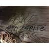 Image 3 : EAGLE MASK WITH COPPER EYES, SIGNED "SAGI OSPITE" 19" L X 5" W