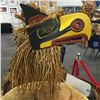 Image 2 : DERALD SCOULAR, ARTICULATING EAGLE MASK, WITH BASE 10" L X 4" W