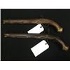Image 2 : PAIR OF 17TH CENTURY, ENGLISH FLINTLOCK HOLSTER PISTOLS- UNMARKED LOCKS WITH LITTLE ENGRACING, 12