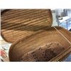 Image 2 : NORTHWEST COAST, LIDDED TOP GATHERING BASKET 16" L X 8" H X 10" D