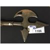 Image 2 : ANTIQUE ARMS WITH WOODEN STAFF AND METAL HEAD INSCRIBED "1543"
