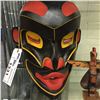 Image 1 : FRANK NELSON, KWA-GIULTH, TSONOQUA (WILD WOMEN) MASK 12" H X 11" W