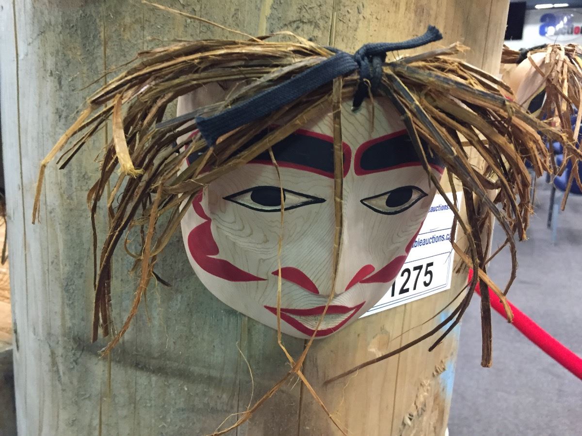 Sto:lo STO:LO NATION SHAMAN'S HELPER PORTRAIT MASK BY ROBERT THOMAS 8