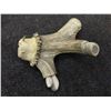 Image 2 : WALRUS CARVED FROM ANIMAL HORN, INUIT STYLE, 9"L  6"W
