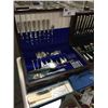 Image 1 : BIRKS STERLING SILVER 59 PIECE FLATWARE SET WITH DISPLAY CASE