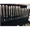 Image 3 : INTERNATIONAL ENCHANTRESS STERLING SILVER 73 PIECE FLATWARE SET WITH DISPLAY CASE