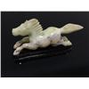 Image 2 : JADE HORSE FIGURINE WITH STAND & DISPLAY BOX 7L X 3.5H"