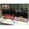 Image 2 : 8 PACK OF SILVER CAPPED COCA-COLA BOTTLES & 6 PACK OF COKE SILVER CAPPED BOTTLES