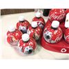 Image 3 : LOT OF 17 COCA-COLA HOLIDAY BALLS WITH DISPLAY