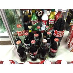 LOT OF 13 COLLECTABLE COCA-COLA BOTTLES INCLUDING: LONDON OLYMPIC GAMES, PORTLAND 2005, 100 YEARS