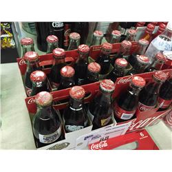 LOT OF 24 COLLECTABLE COCA-COLA BOTTLES INCLUDING: NASCAR, LAS VEGAS, DAYTONA 500, 100 YEARS OF