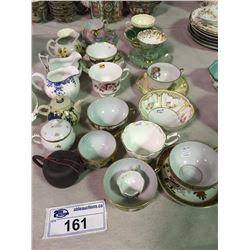 COLLECTION OF: CUPS AND SAUCERS