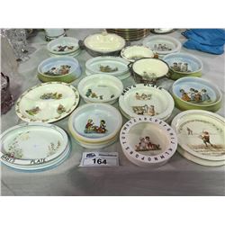 COLLECTION OF: BABY PLATES