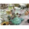 Image 3 : COLLECTION OF: TEA POTS, PITCHERS, VASE, ETC
