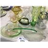 Image 2 : COLLECTION OF: DEPRESSION GLASS, CAMPHOR GLASS, AND MORE