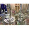 Image 2 : SHELF LOT OF CRYSTAL AND GLASS COLLECTABLES, INCL. SWAROVSKI