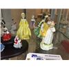 Image 5 : SHELF LOT OF BONE CHINA AND PORCELAIN FIGURINES INCL. ROYAL DOULTON MINITURES, ROYAL WORCESTER AND