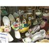 Image 3 : SHELF LOT OF 2 DOZEN VINTAGE PORCELAIN SHOES