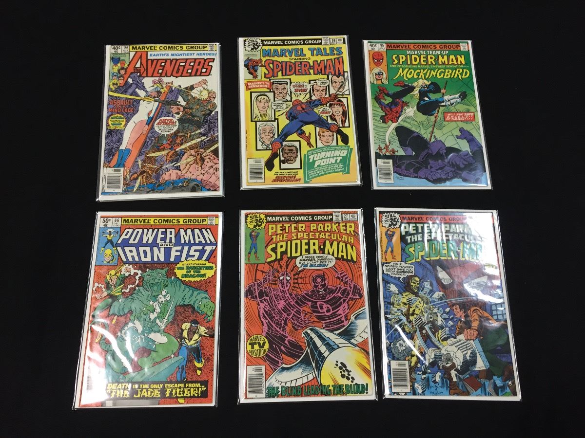 MARVEL BRONZE KEYS LOT OF 8 (1970'S-80'S) INCLUDES AVENGERS #195 1ST ...