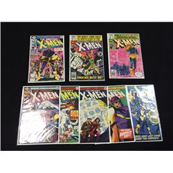 X-MEN #136-143 CONSECUTIVE (1980-81) 8  ISSUE RUN OF THE CLASSIC BYRNE RUN.  HIGH MID GRADE