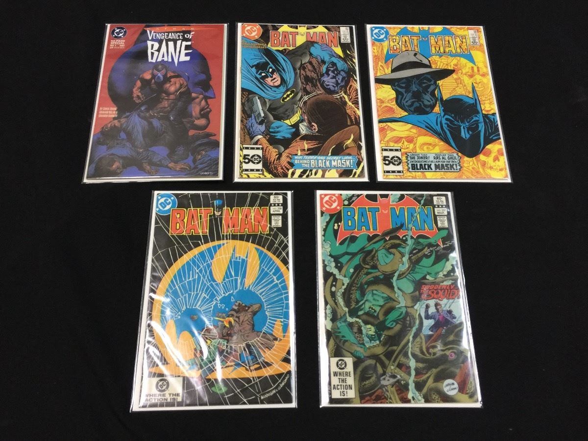 BATMAN #357-358, 386-387 & BANE SPECIAL #1 (5 KEY ISSUES) (1983-93 ...