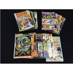 DC SILVER/BRONZE LOT OF 26 (1963-74) INCLUDES ADVENTURE (X3), FLASH (X7) #137-232, GREEN LANTERN