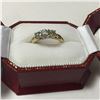 Image 1 : LADIES 10KT YELLOW GOLD TRINITY DESIGN PAST, PRESENT AND FUTURE DIAMOND SET ENGAGEMENT OR DRESS