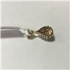 Image 2 : ONE 10KT YELLOW GOLD AND RHODIUM FINISH DIAMOND SET PENDANT WITH 27 DIAMONDS, APPROX 0.75CARAT