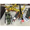 Image 2 : LOT OF 4 VINTAGE G.I. JOE ACTION FIGURES INCL. TIGER FLY HELICOPTER, TIGER FORCE PLANE, HELICOPTER