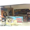 Image 2 : SHELF LOT OF COLLECTABLES INCL. TIN WIND UP HORSE RACE, STAR TREK TRACER GUN, PLANET OF THE APES