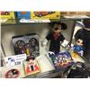 Image 3 : SHELF LOT OF COLLECTABLES INCL. DISNEY AND MICKEY MOUSE TOYS, WATCHES, GUMBALL, PEZ AND MORE!