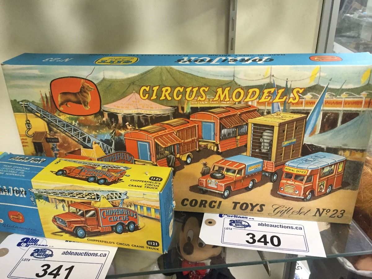 Chipperfields Circus Models CORGI CHIPPERFIELDS CIRCUS MODELS NO. 23 IN ORIGINAL BOX, COMPLETE IN ...