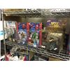 Image 2 : SHELF LOT OF NEW IN THE BOX ACTION FIGURES, MODELS AND TOYS