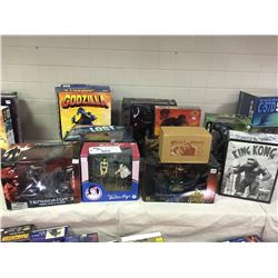 COLLECTION OF NEW IN BOX  ACTION FIGURES, MODELS & TOYS