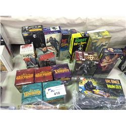 COLLECTION OF NEW IN BOX  ACTION FIGURES, MODELS & TOYS